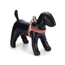 BEEZTEES Geschirr Designed By Lotte VELURA Samt Versch. Größen Rosa Für Hunde