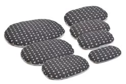 BEEZTEES Liegekissen TRUFO Anthrazit Grau Bezug Abnehmbar Für Hunde