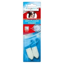 BOGAR Zahnpflege BOGADENT ANTI-PLAQUE FINGER Silberionen Adult 2 Stück Für Hunde