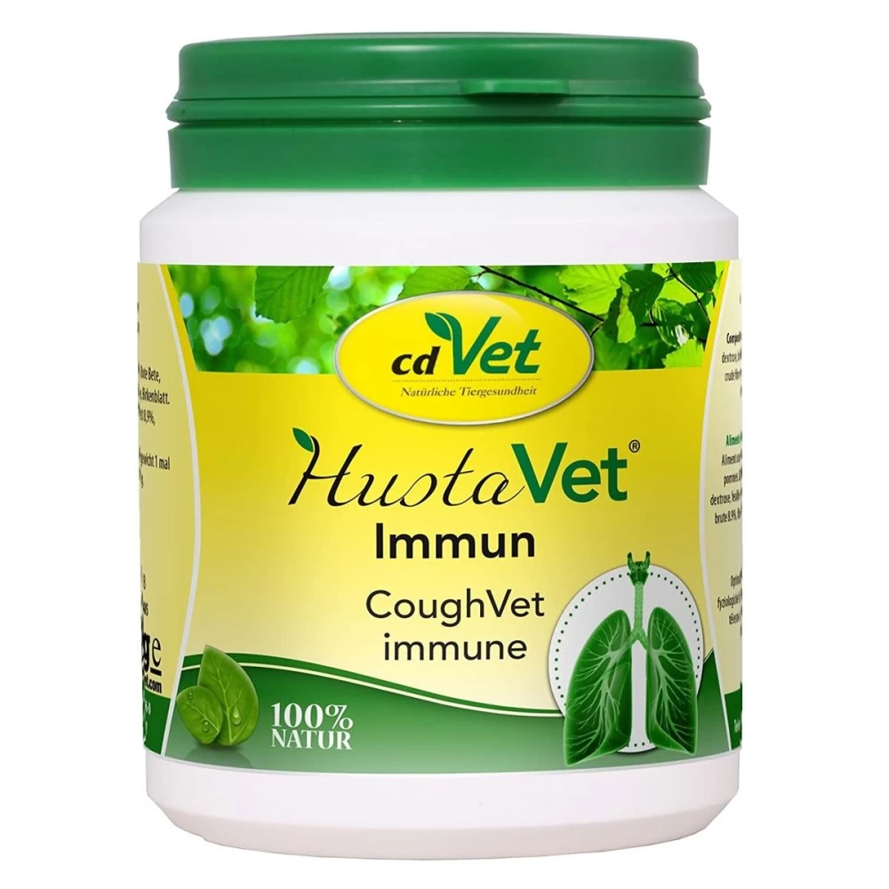 CDVET Ergänzungsfutter HUSTAVET IMMUN 80g Für Hunde & Katzen