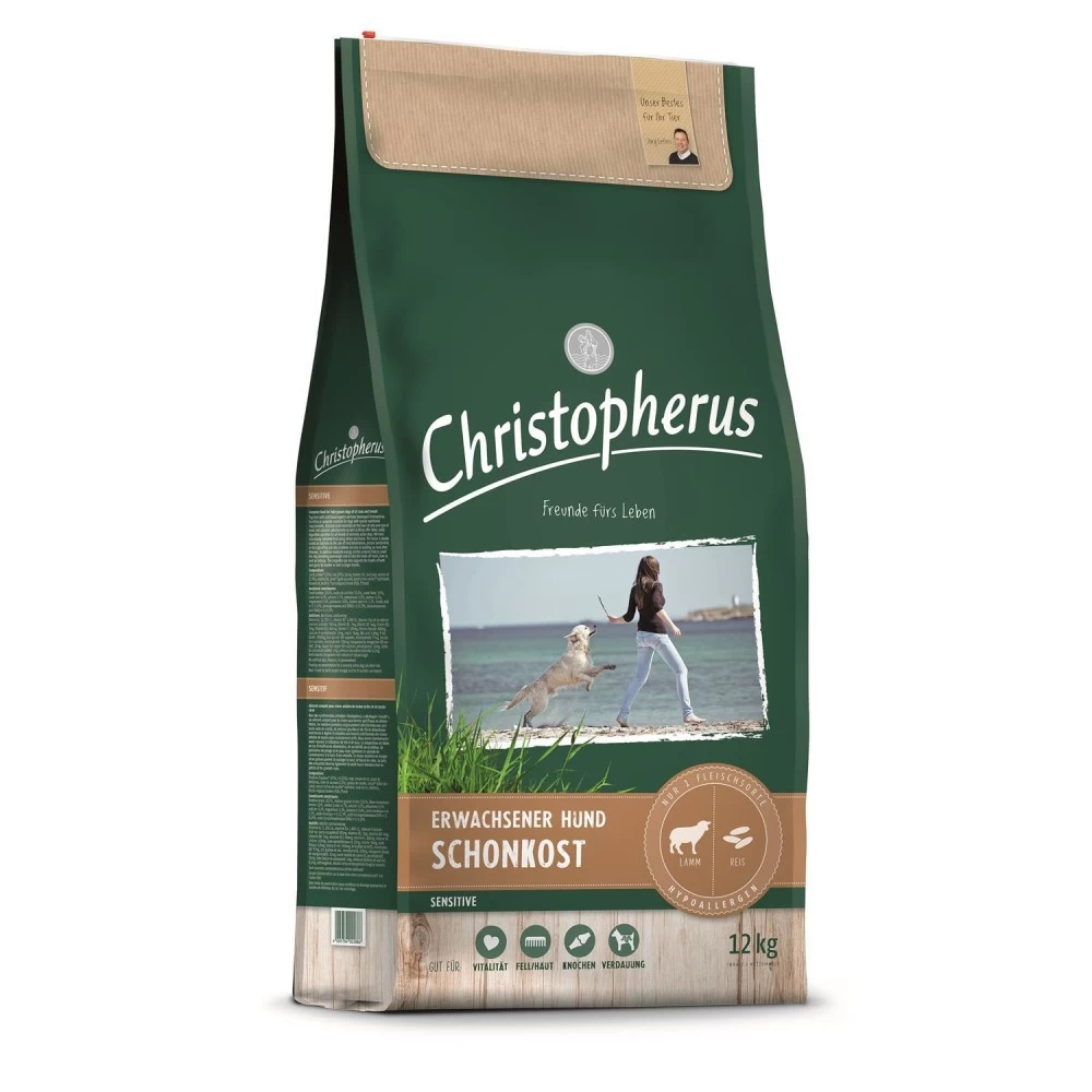 CHRISTOPHERUS Trockenfutter SCHONKOST Lamm Reis Für Hunde – Bild 3