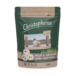 CHRISTOPHERUS Trockenfutter WELPE + JUNGHUND Lamm & Kartoffel Aufzuchtfutter