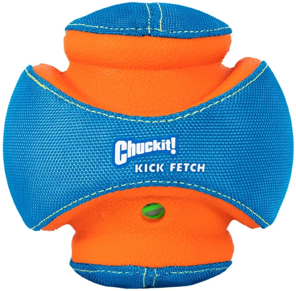 Chuckit! CHUCKIT Ball Giggle KICK FETCH Schaumstoffkern Segeltuch Ø 14 Cm Für Hunde – Bild 2