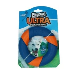 Chuckit! CHUCKIT Spielzeug ULTRA Squeaker RING Kautschuk Extrem Robust Ø 12,5cm Für Hunde