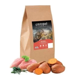 CRAZYPET® Trockenfutter HUHN Süßkartoffel Kleine Rasse Getreidefrei Für Hunde