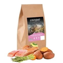 CRAZYPET® Trockenfutter LACHS Mit Forelle Kleine Rasse Getreidefrei Für Hunde