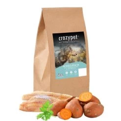 CRAZYPET® Trockenfutter SCHELLFISCH Mit Süßkartoffel Getreidefrei Für Hunde