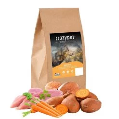 CRAZYPET® Trockenfutter WELPE HUHN Mit Truthahn Getreidefrei Für Hunde