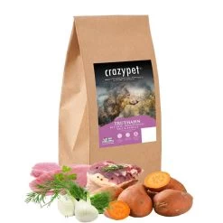 CRAZYPET® Trockenfutter WELPE TRUTHAHN Kleine Rasse Getreidefrei Für Hunde