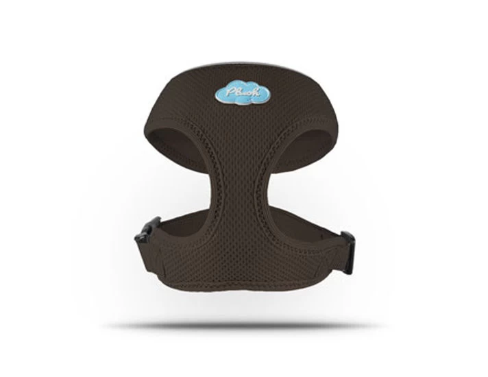 CURLI Brustgeschirr Plush Basic AIR-MESH Brown Für Hunde – Bild 2