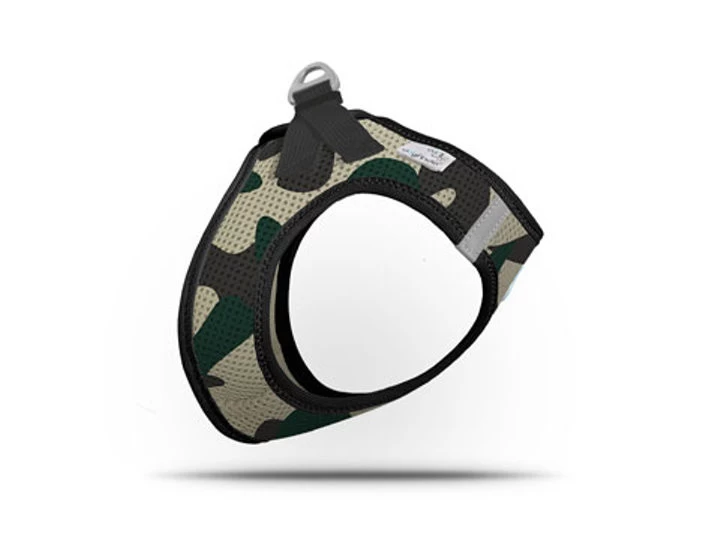 CURLI Brustgeschirr Plush Vest AIR-MESH Camouflage Für Hunde – Bild 2