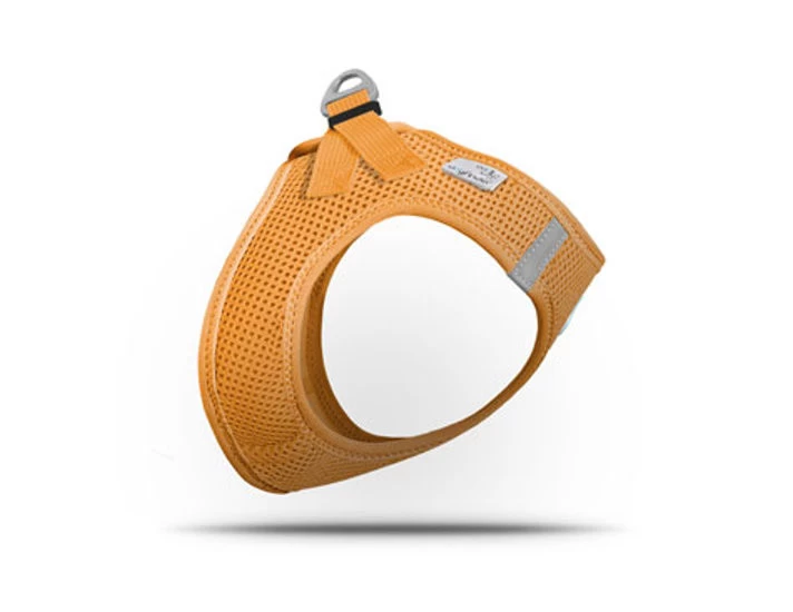 CURLI Brustgeschirr Plush Vest AIR-MESH Orange Für Hunde – Bild 2
