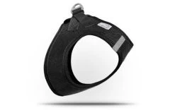 CURLI Brustgeschirr Plush Vest CORD Black Für Hunde