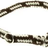 DINOLEINE Halsband STOPPWÜRGER Baumwolle 10mm Größe M/55cm Für Hunde