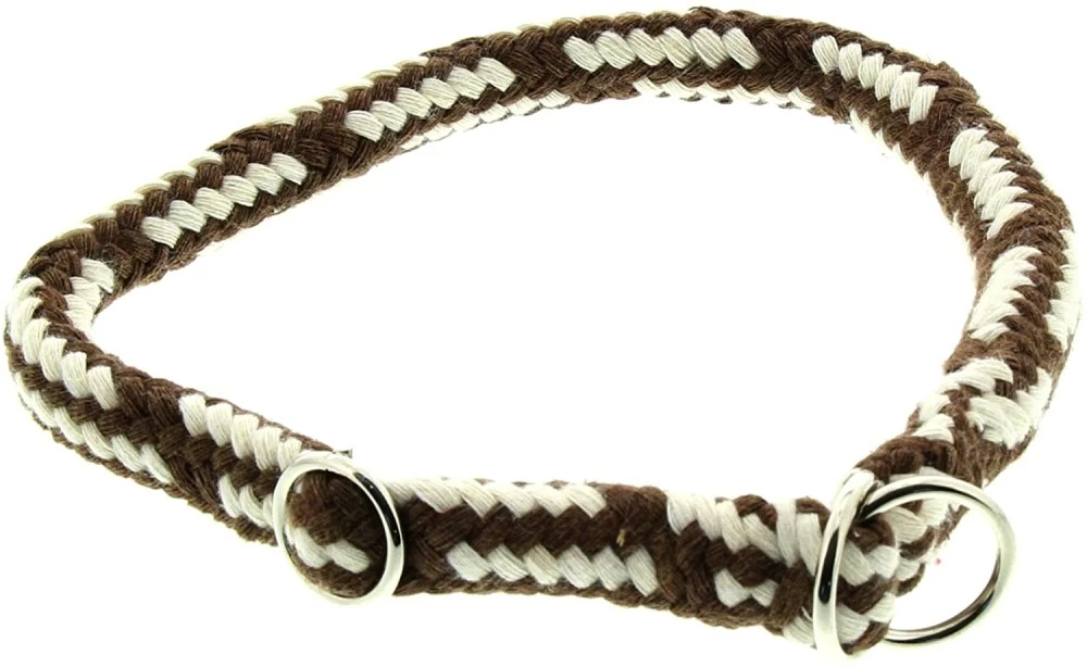 DINOLEINE Halsband STOPPWÜRGER Baumwolle 14mm Größe XS/35cm Für Hunde – Bild 14
