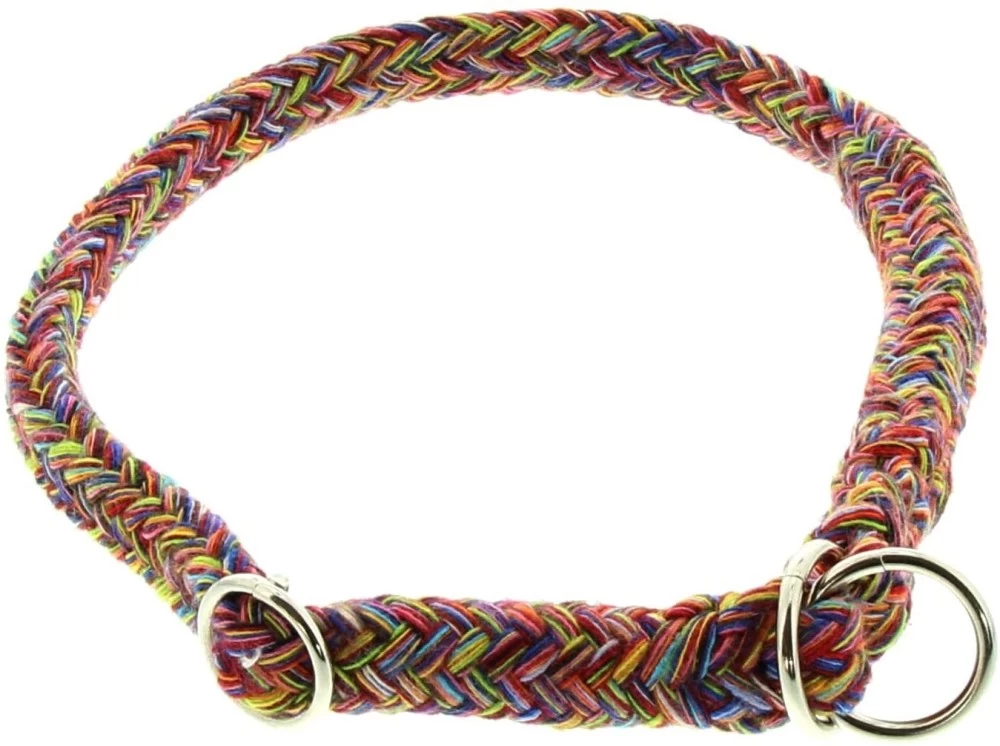 DINOLEINE Halsband STOPPWÜRGER Baumwolle 14mm Größe XS/35cm Für Hunde – Bild 5