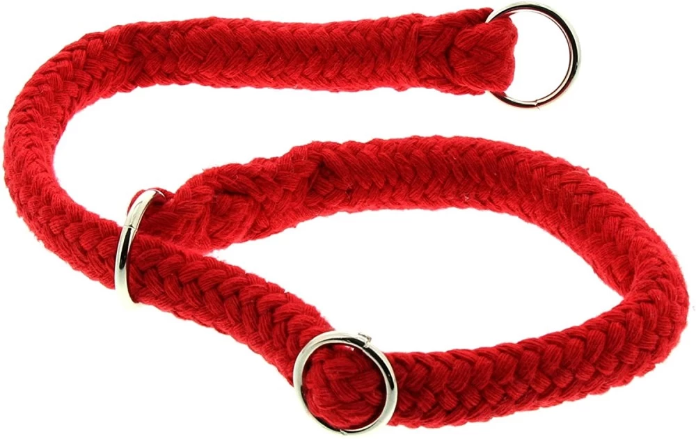 DINOLEINE Halsband STOPPWÜRGER Baumwolle 14mm Größe XS/35cm Für Hunde – Bild 6