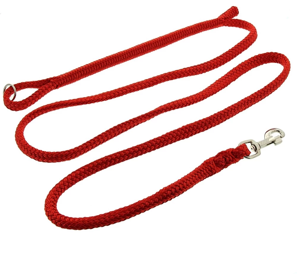 DINOLEINE Leine Polyester Mit EASY-LOCKING-SYSTEM Ø 8mm 130-220cm Für Hunde – Bild 2