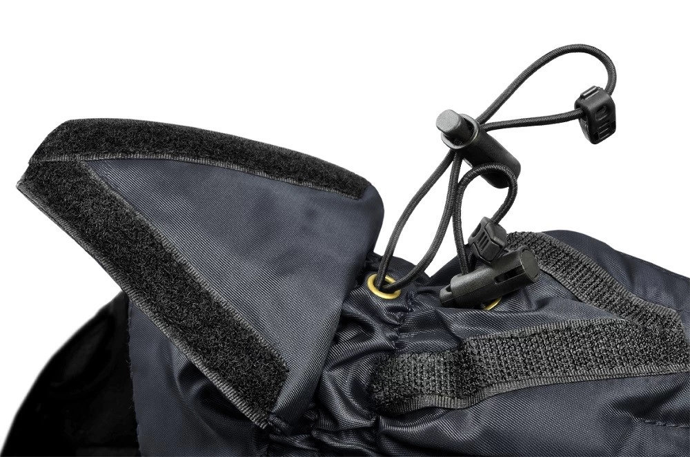 DOGBITE Regenjacke MATT Fexible-System Schwarz Mantel Für Hunde – Bild 8