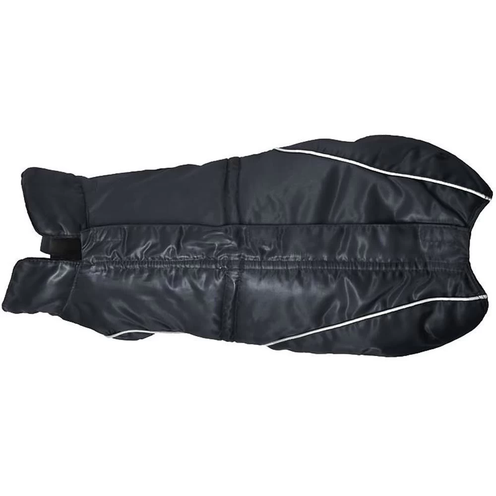 DOGBITE Winterjacke FLEXIBLE SYSTEM Schwarz Mantel Für Hunde – Bild 2
