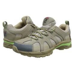 DOGGO Freizeitschuhe Fur SIE & IHN Modell SAMMY Farbe Taupe / Lime