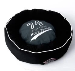 EUROPET-BERNINA Bett NOVA ZEMBLA D&D Rund 50cm Schwarz/grau Für Hunde