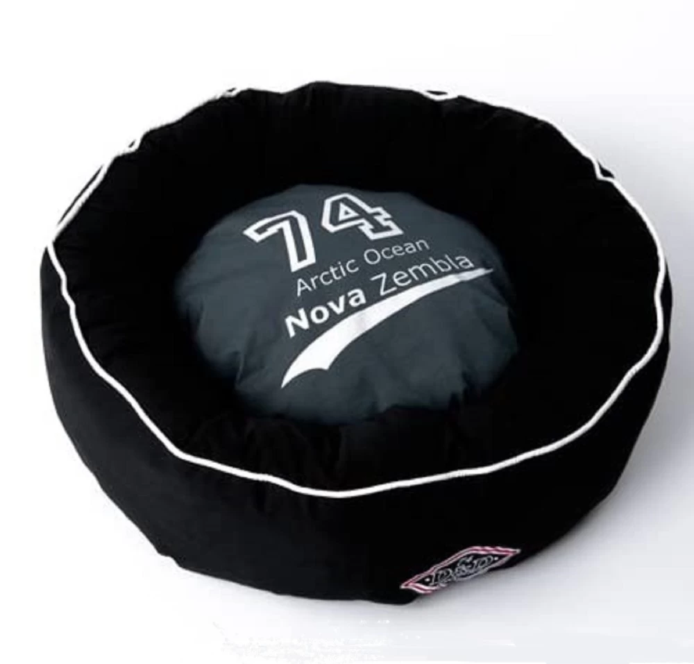 EUROPET-BERNINA Bett NOVA ZEMBLA D&D Rund 50cm Schwarz/grau FĂŒr Hunde