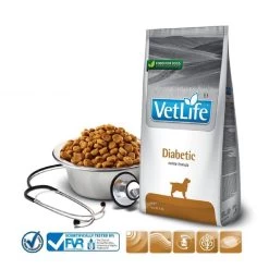 FARMINA Trockenfutter VET LIFE NATURAL DIET Diabetic Für Hunde