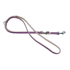 FUTTERSCHEUNE.COM® Filz-Leine LIEBLINGSSTÜCK Lila Leder Unterlegt 2m 14mm Hunde