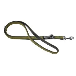 FUTTERSCHEUNE.COM® Filz-Leine LIEBLINGSSTÜCK Olivgrün Leder 2m 22mm Hunde
