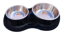 HAGEN Melaminnapf DOGIT Doppelnapf SCHWARZ Für Hunde & Katzen