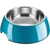HUNTER Napf MELAMIN-NAPF 350ml Edelstahlnapf Herausnehmbar Petrol Für Hund
