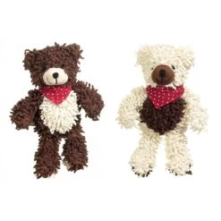 KARLIE Baumwollspielzeug BÄR MOPPY Mit Squeeker Für Hunde