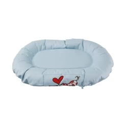 KARLIE Bett MONTENEGRO KISSEN Hellblau Polyurethan 120cm Für Hunde