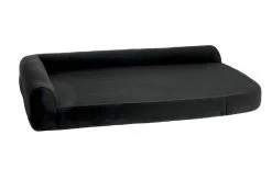 KARLIE FLAMINGO Hundebett ECKIG ORTHO VISCO Schwarz Für Hunde