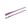 KARLIE FLAMINGO Lederleine BUFFALO 100cm 22mm Violett Für Hunde