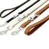 KARLIE Führleine NORDIC LEINE Hirschleder Farbe Biscuit 14mm 200cm Für Hunde