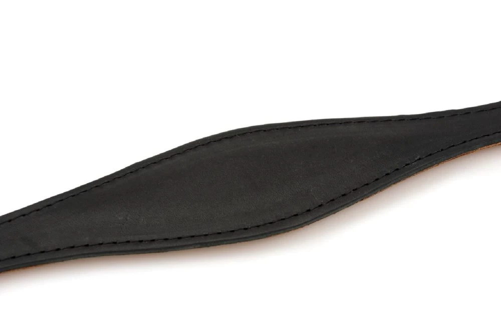 KARLIE Halsband RONDO Leder Schwarz 60mm 55cm Unterlegt Für Windhunde – Bild 7