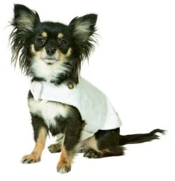 KARLIE Hundemantel SHINY Noble Line Weiss 37cm