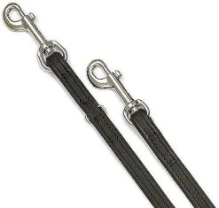 KARLIE Lederführleine VINTAGE 200cm/18mm SCHWARZ Für Hunde