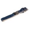 KARLIE Lederhalsband BUFFALO ULTRA 2.0 Blau/Bisquit Für Hunde