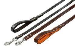 KARLIE Lederleine RONDO SOFTLEINE Buffalo-Leder BRAUN Für Hunde