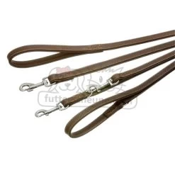 KARLIE Lederleine TIBET YAKLEDER Braun Für Hunde