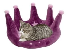 KARLIE Schlafplatz PRINCESS BETT ø 45cm Rosa Für Hunde Und Katzen