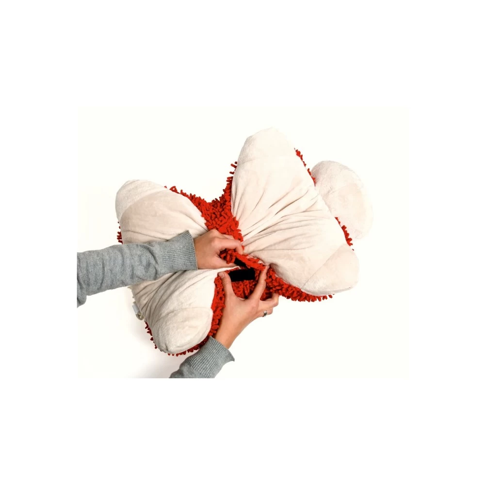 KARLIE Spielzeug DOGMAXX Sleep & Play 2 In 1 Schwarz/Weiß 40 X 40cm Für Hunde – Bild 4