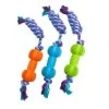 KARLIE Spielzeug RUFFUS DENTAL HANTEL Mit Kordel 38cm Farblich Sortiert Für Hunde