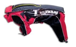 KARLIE TOUCHDOG Hundemantel OVERALL Rot TIGER-Logo Für Hündinnen Und Rüden