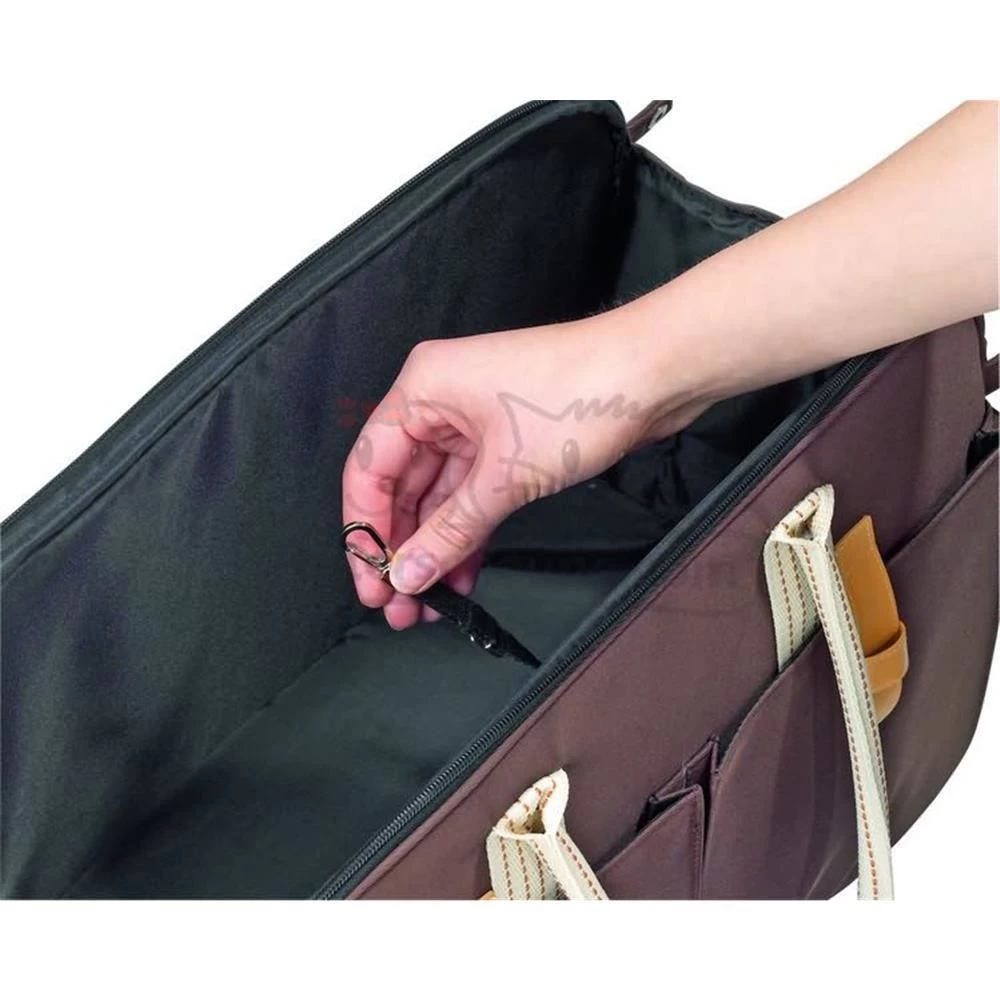 KARLIE Tragetasche SHOPPER CITY Braun FĂŒr Hunde & Katzen â Bild 2