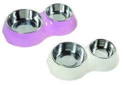 KARLIE Trink- Und Fressnapf ROYAL DOBLO Doppelnapf Für Hunde & Katzen