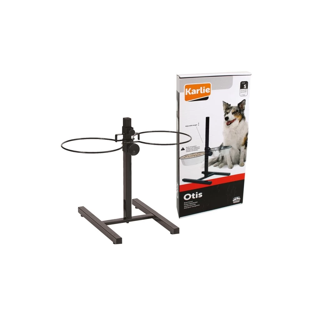 KARLIE Zubehör DOPPELNAPFSTÄNDER Metall Ø 26cm Lackiert Für Hunde – Bild 2